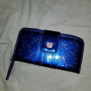 Hello kitty dark blue wallet